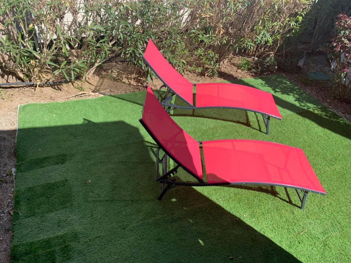 Mobilhome Vias Plage Dans Camping Экстерьер фото