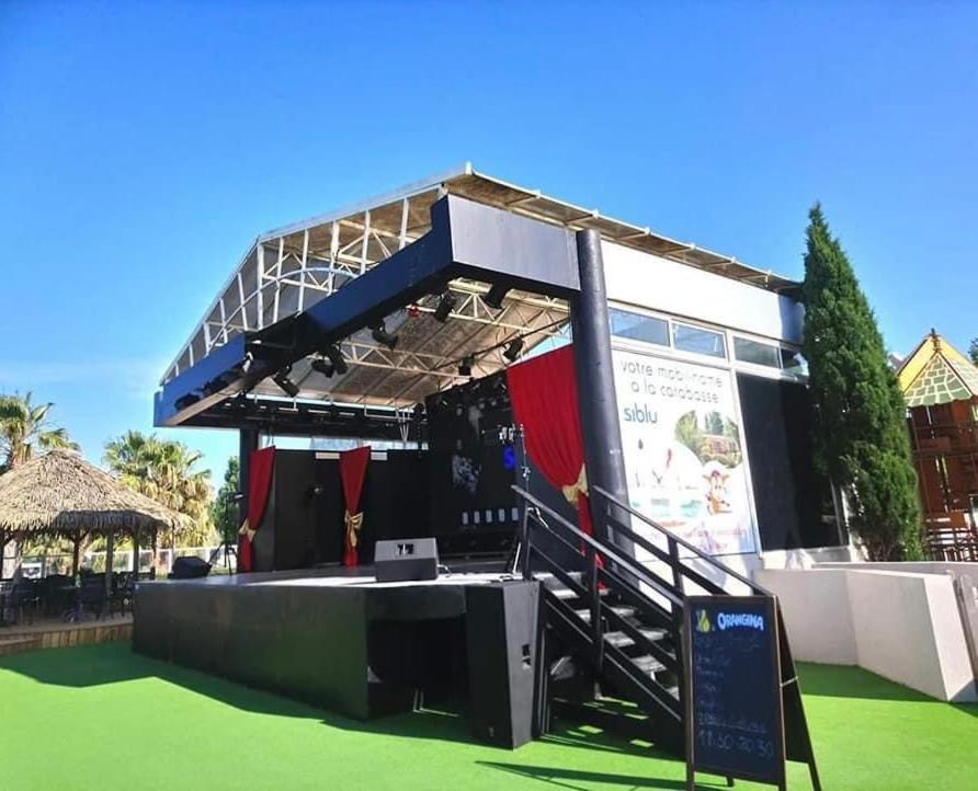 Mobilhome Vias Plage Dans Camping Экстерьер фото